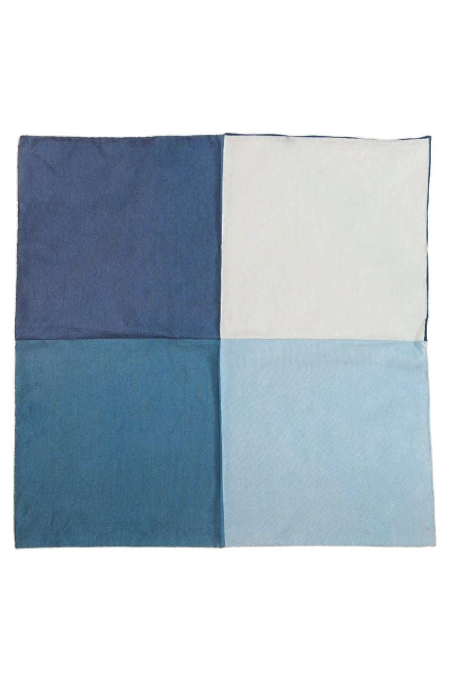 Silk & Cotton Blend Quad Pocket Square