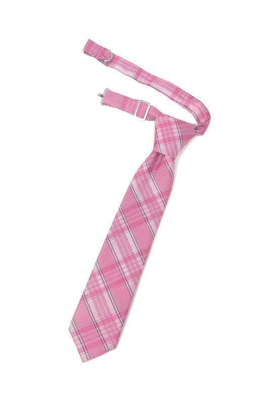 Madison Plaid Kids Necktie