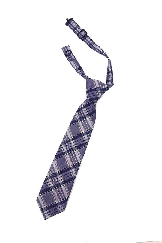 Madison Plaid Kids Necktie