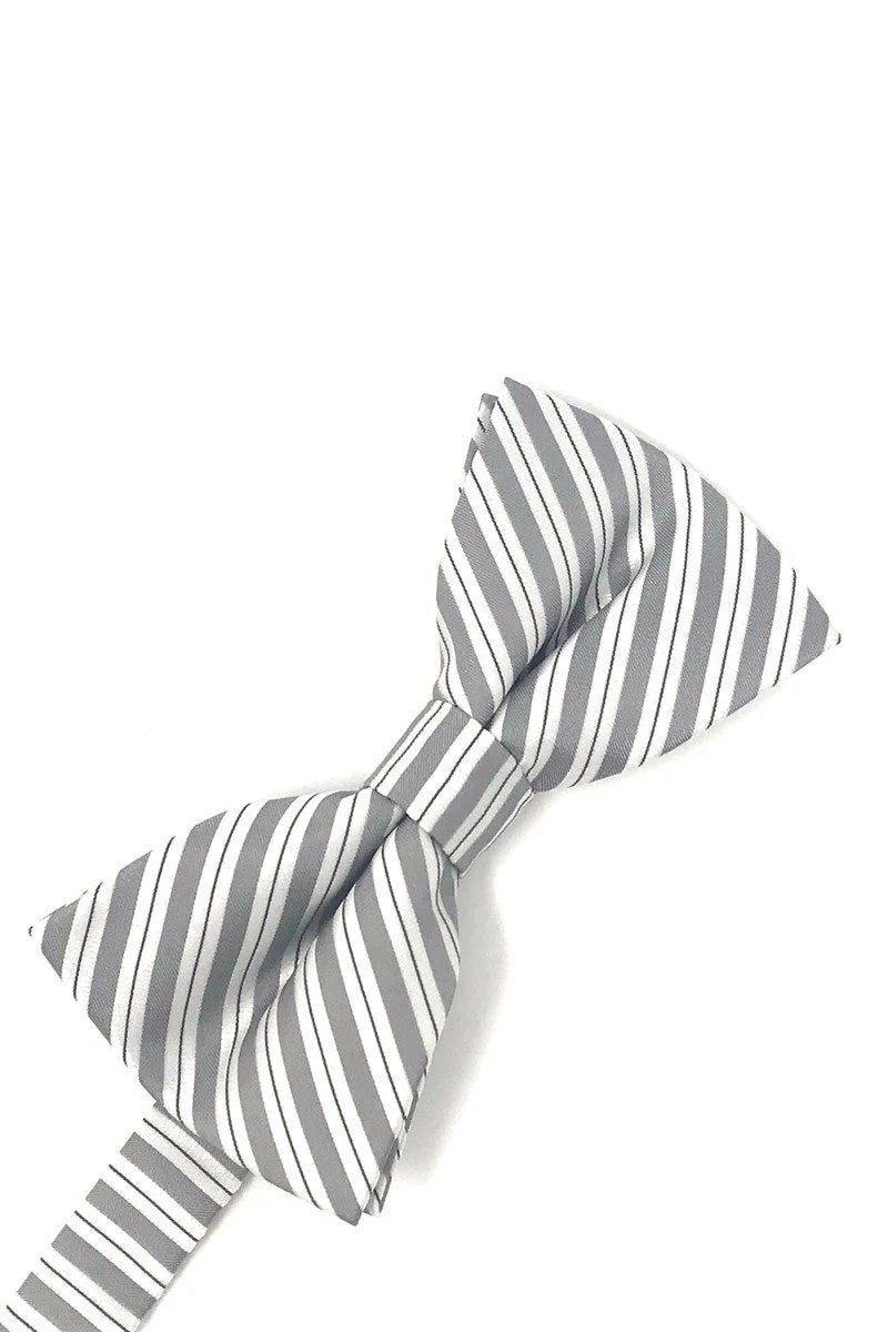 Newton Stripe Kids Bow Tie