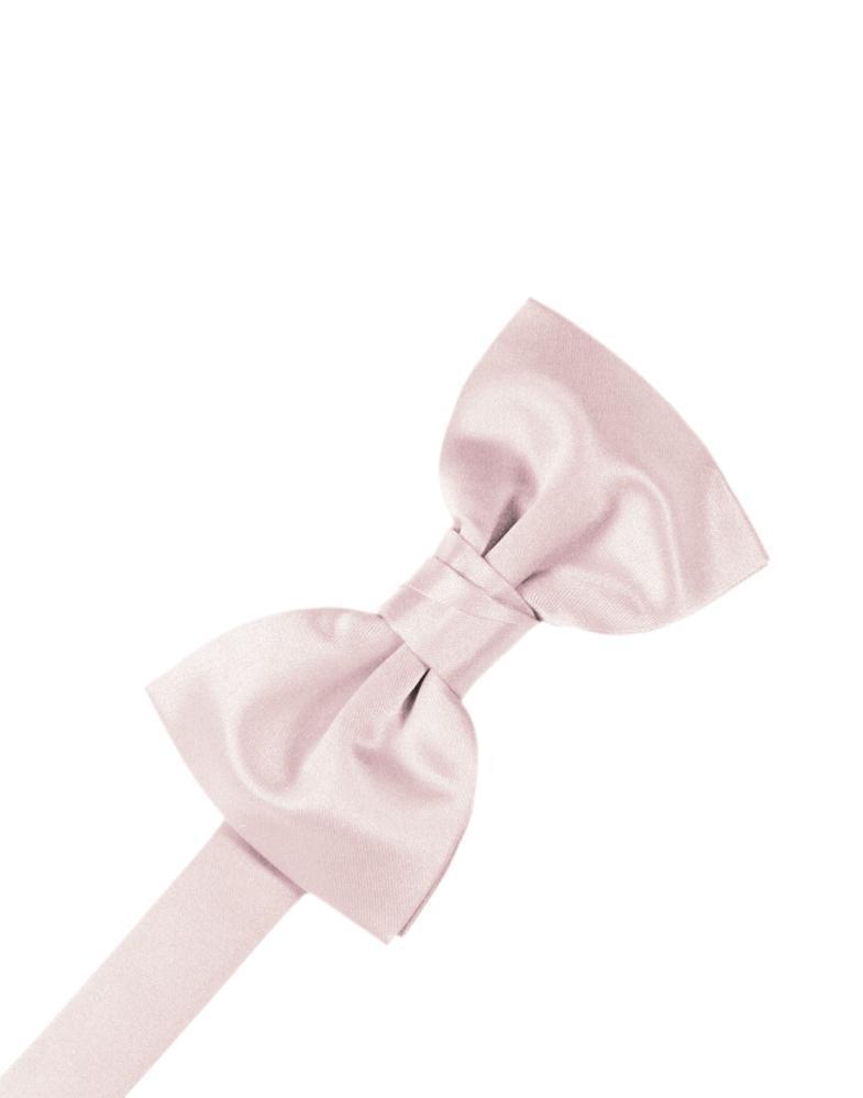 Luxury Satin Bow Tie - Blush - corbatin caballero