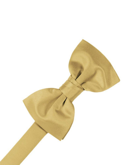 Luxury Satin Bow Tie - Harvest Maize - corbatin caballero