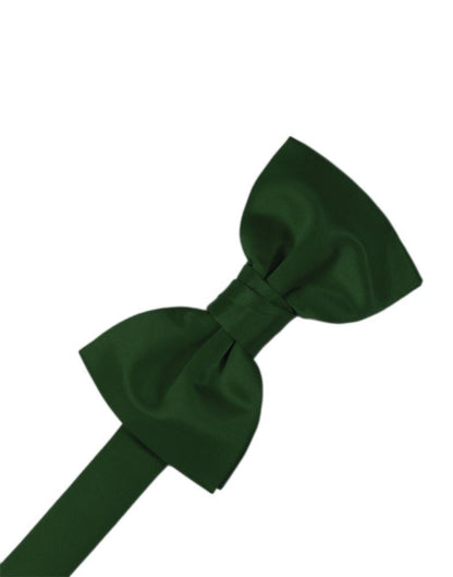 Luxury Satin Bow Tie - Hunter - corbatin caballero