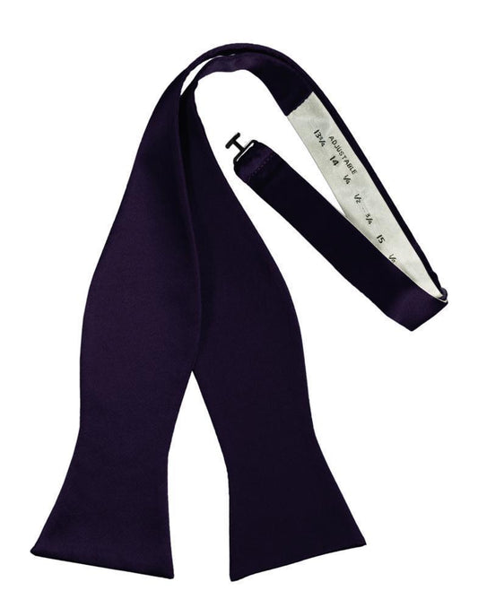 Luxury Satin Bow Tie - Self Tie - Amethyst - corbatin 
