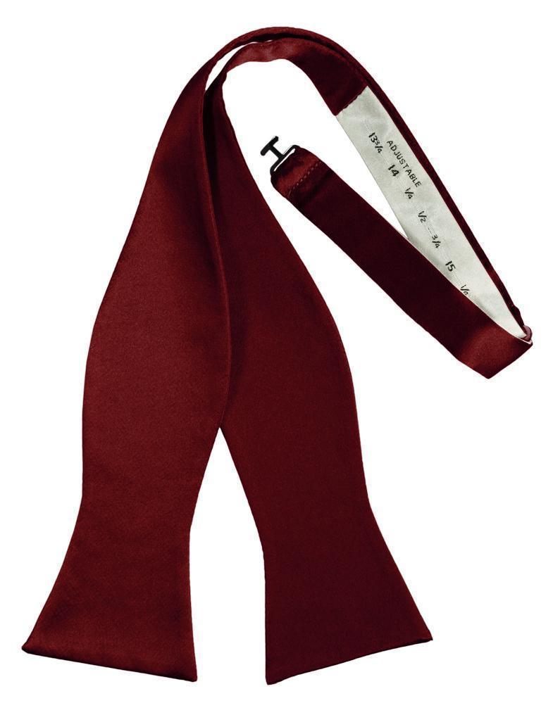 Luxury Satin Bow Tie - Self Tie - Apple - corbatin caballero