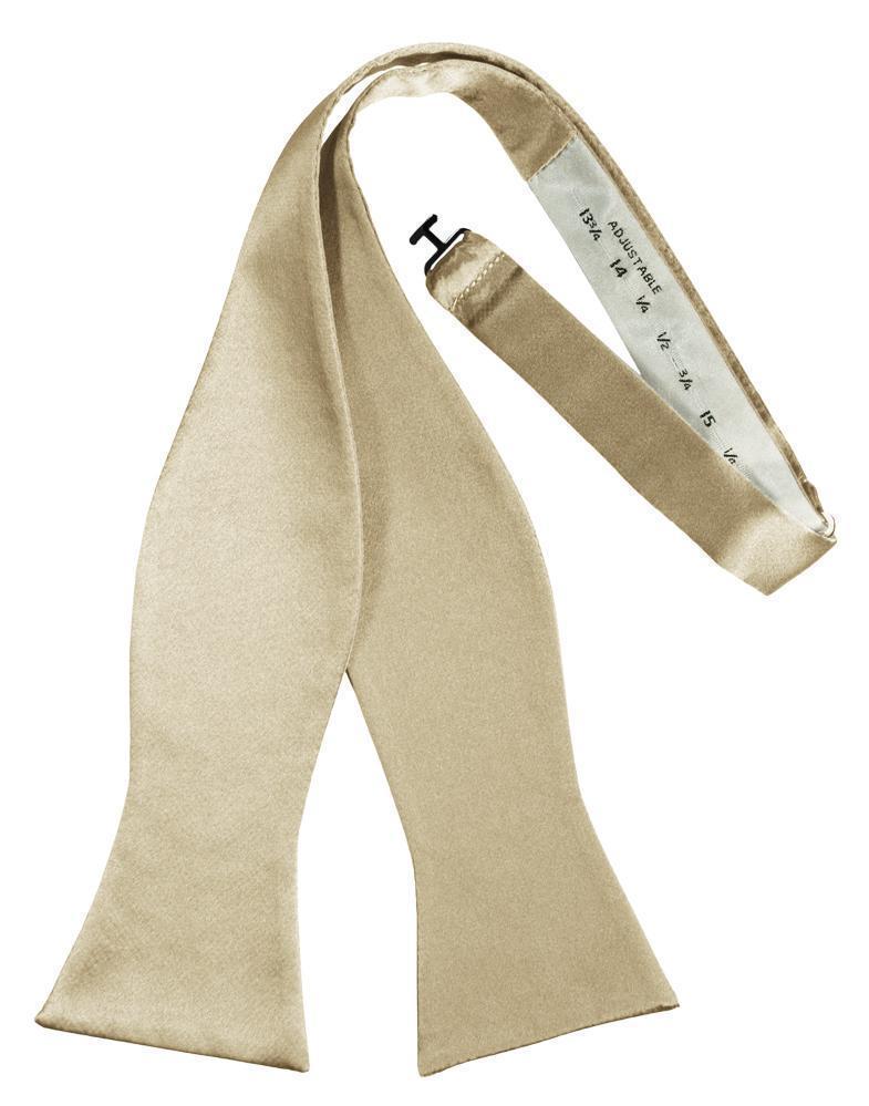Luxury Satin Bow Tie - Self Tie - Bamboo - corbatin 