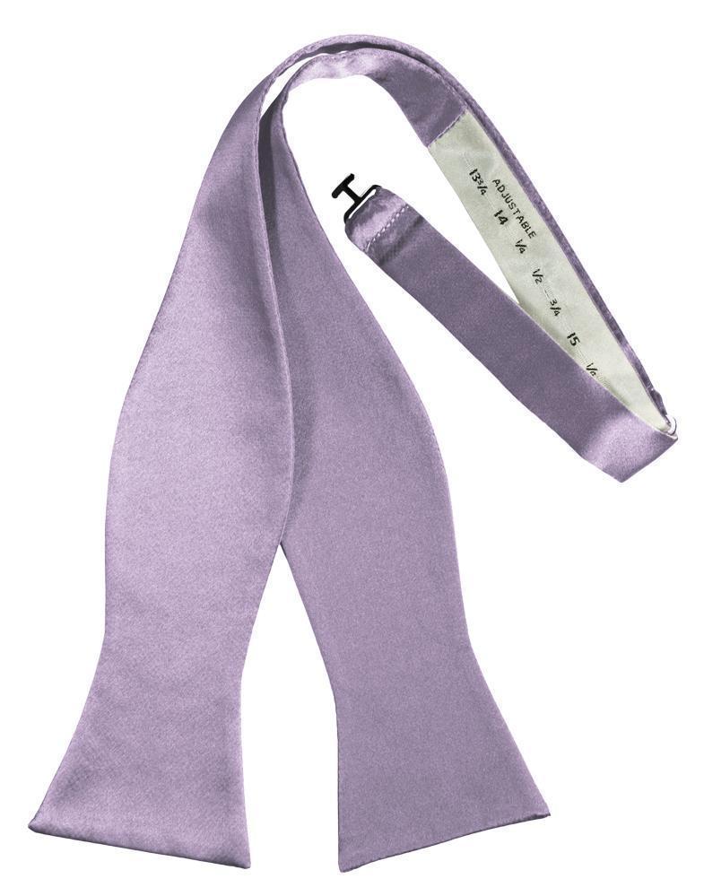 Luxury Satin Bow Tie - Self Tie - Heather - corbatin 