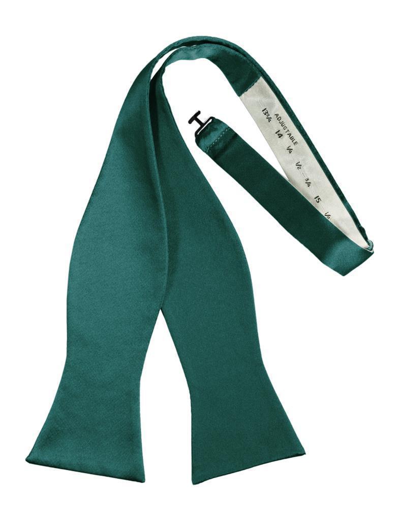Luxury Satin Bow Tie - Self Tie - Jade - corbatin caballero