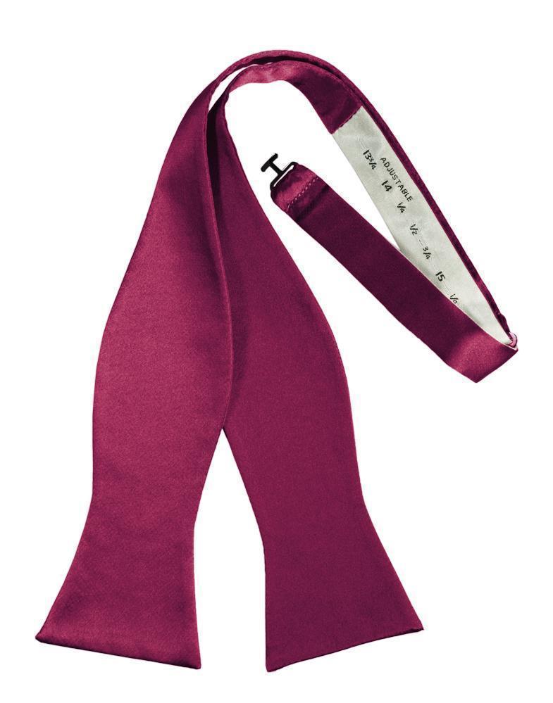 Luxury Satin Bow Tie - Self Tie - Watermelon - corbatin 