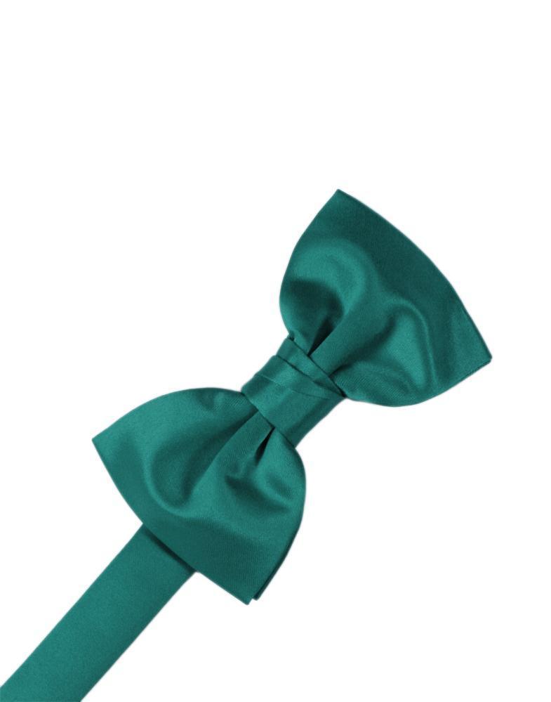 Luxury Satin Kids Bow Tie - Jade - corbatin niño