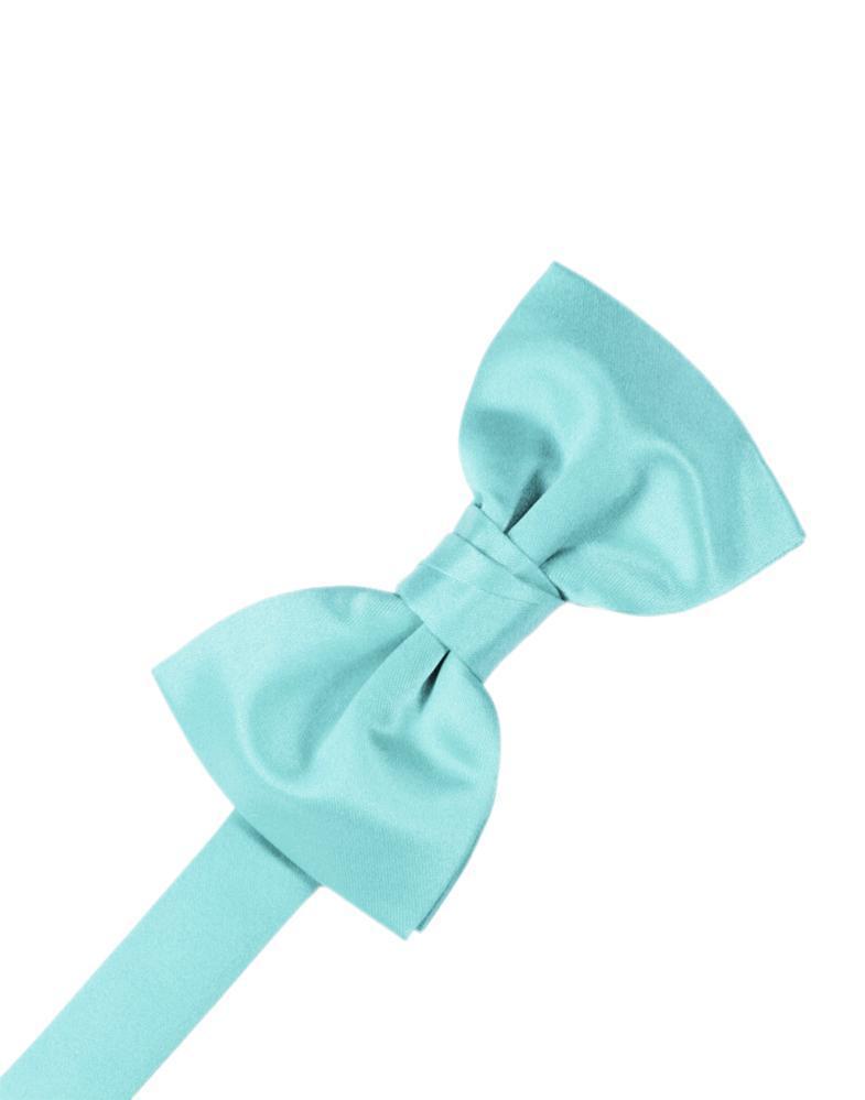 Luxury Satin Kids Bow Tie - Pool - corbatin niño
