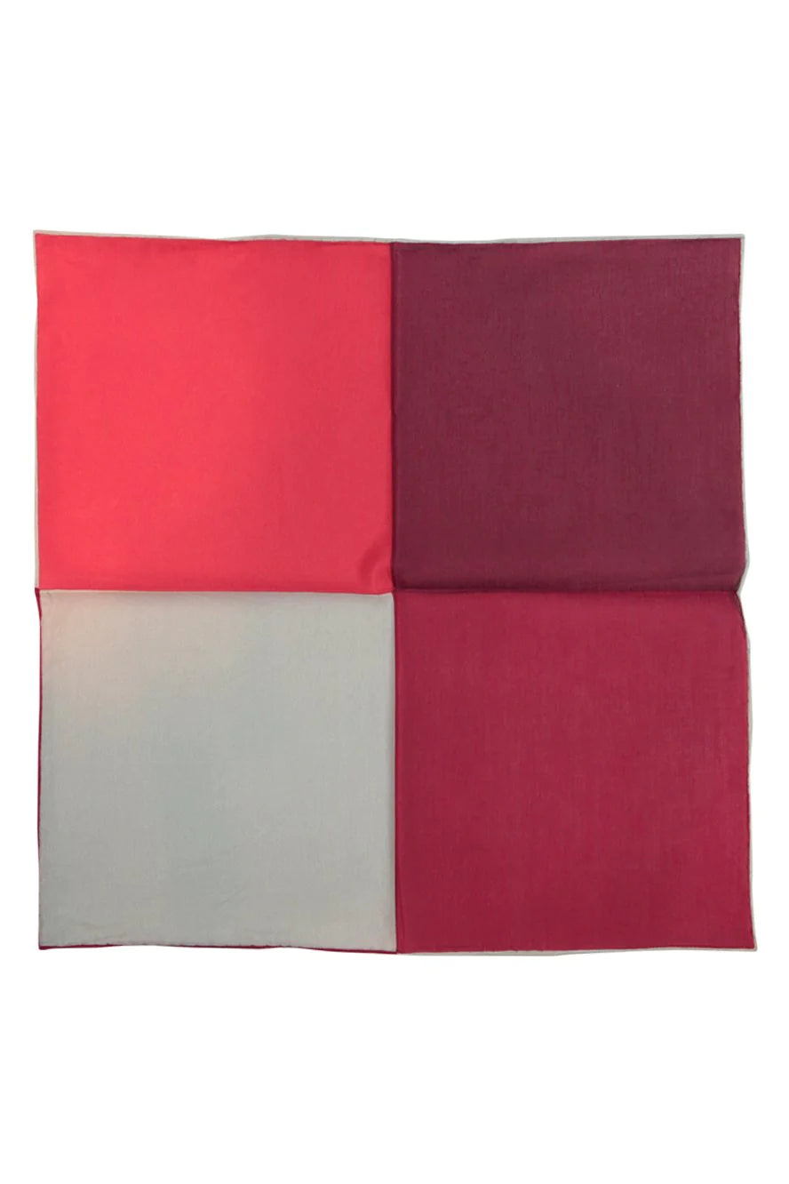 Silk & Cotton Blend Quad Pocket Square