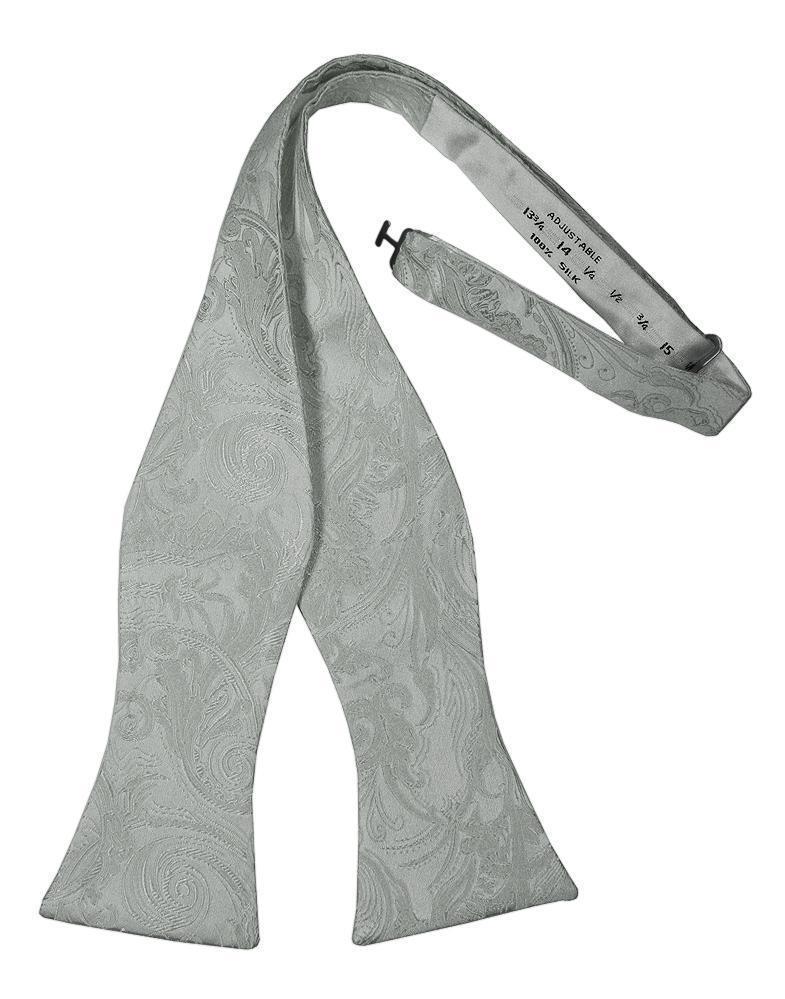Paisley Silk Bow Tie Self Tie